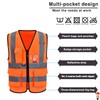 A-SAFETY Orange SMALL Safety VestS