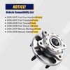 KUSATEC 513223 Front Wheel Bearing and Hub Assembly Compatible with