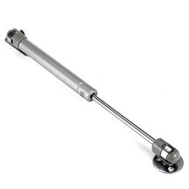Farwind 50N 60N 80N 100N 120N 150N Hydraulic Gas Strut Lift Support Door Cabinet Hinge Spring Brass Cover Gas Stay Hinge with Fixing Plate (Pressure: 60N)