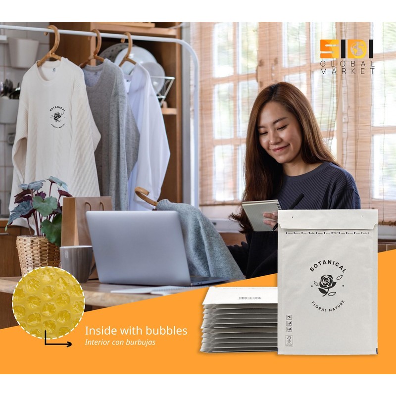 20 x White Padded Envelopes Bubble Envelopes Self Seal for