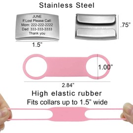 Replacement Multi-Purpose Waterproof Pet ID or Band ID (Black)