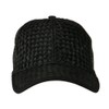 Straw Trucker Cap - Black OSFM