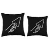 Hand with Masonry Trowel - Bricklayer Throw Pillow