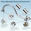 Hibbent All Metal Shower Head, 8'' High Pressure Rainfall Shower