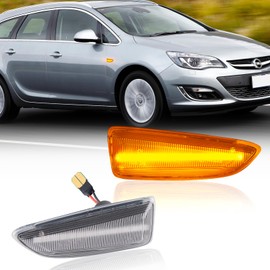 POPMOTORZ 2 x LED Side Indicators for Vauxhall Astra J Astra J K Zafira C Insignia B Grandland X