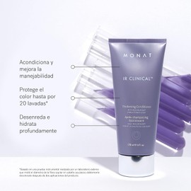 MONAT IR Clinical Thickening Conditioner – Acondicionador Vegano para Cabello Fino o con Menor Densidad con Romero y Menta – Fórmula Nutritiva y Voluminizadora para un Cabello con Apariencia de Mayor Grosor y Volumen