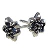 [Silver 925 2 Piece 1 Pairs] Lily Earrings CZ Men's