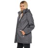 Sebby S.E.B Quilted Jacket for Women - Grey X-Large