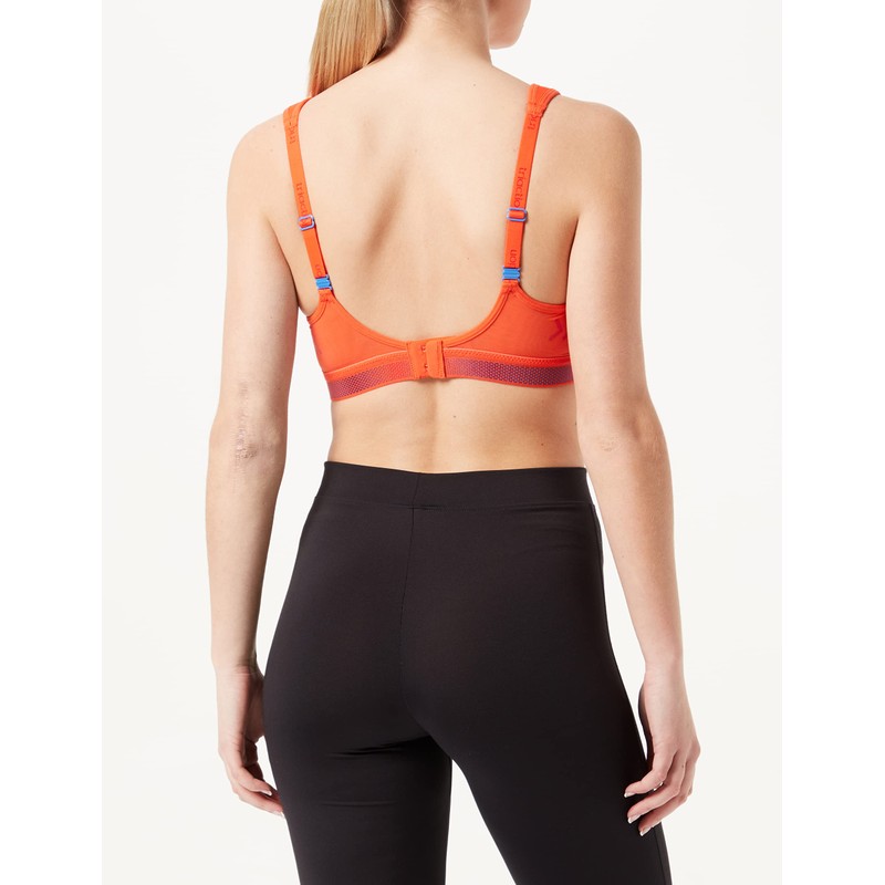 Triaction Women's Cardio Cloud P Ex Sports Bra, Mandarin Red