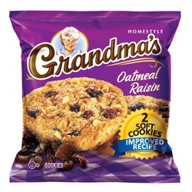 Grandma's Oatmeal Raisin Cookie - 2 Cookies/Pack (33 Total Packs / 66 Cookies)