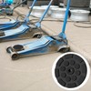 QWORK® Set of 4 Rubber Plates Rubber Pad Diameter 120