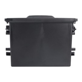 Car Stereo Storage Box,1DIN Car Radio Storage Box Multi Application ABS Black Inner Organizer Replacement for M