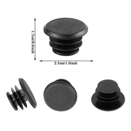 Auswalar 10 PCS Bicycle Bar End Plug, Plastic Handle Grip Bar End Handlebar End Caps for Bike Bicycle Cycle Camera Grip