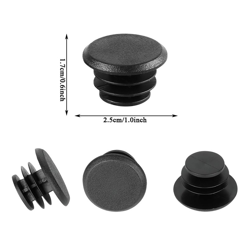 Auswalar 10 PCS Bicycle Bar End Plug, Plastic Handle Grip