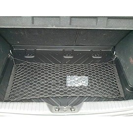 EACCESSORIES EA Rear Trunk Organizer Cargo Net for Hyundai Accent 2006-2011 – Floor Style Cargo Net for Sedan - Premium Mesh Car Trunk Organizer Vehicle Carrier Storage - Compatible with Accent