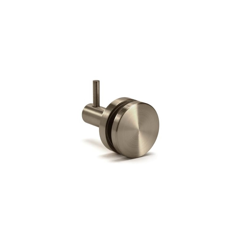 FHC PRH1BBRZ Peg Robe/Towel Hook for 3/8" and 1/2" Glass