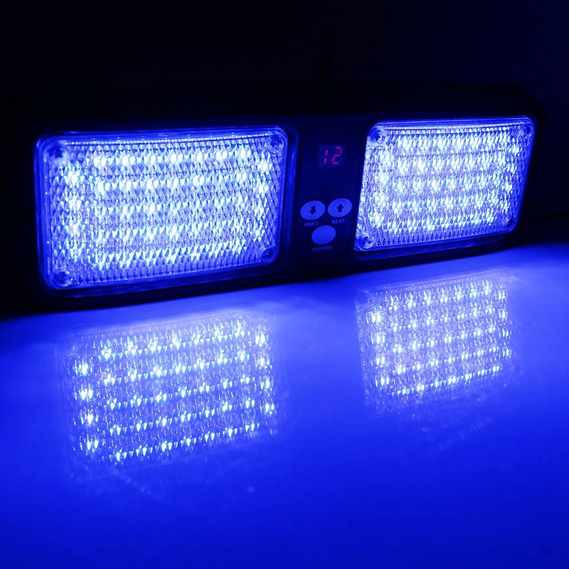 86LED Emergency Beacon Vehicle Car Truck Sun Visor Strobe Flash