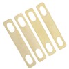 4Pcs Guitar Neck Shim Brass Material Heightening Gasket Set Musical