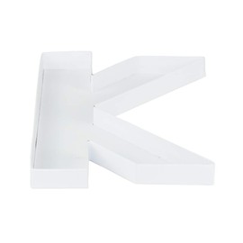 20.8cm Paper Mache Fillable Cardboard Letter Shaped Box Candy Sweet Container Birthday Treat(K)