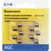 Bussmann Assorted amps Glass Tube Fuse 5 pk