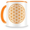 Samunshi® Flower of Life Coffee Cup Height 95 mm /