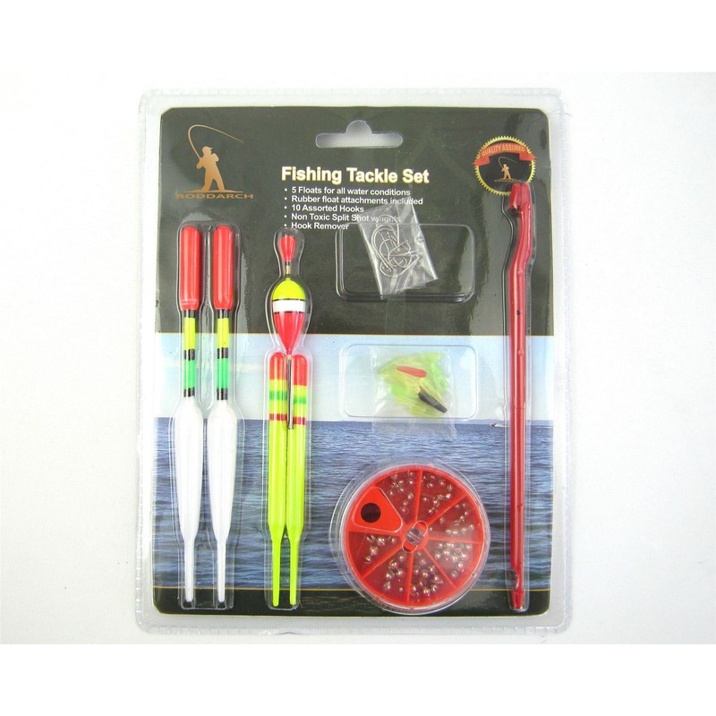 Roddarch© Junior Beginners Kids Novice Fishing Rod Reel Kit Set