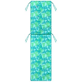 Ganeen 1 Piece Waterproof Chaise Lounge Cover (Not Includes Cushion) Outdoor Cushions Slip Covers Cushion Slipcovers Lounge Chair Cover with Zipper Ties for Outdoor Lawn, 72 x 21 x 3 Inch (Greenery)