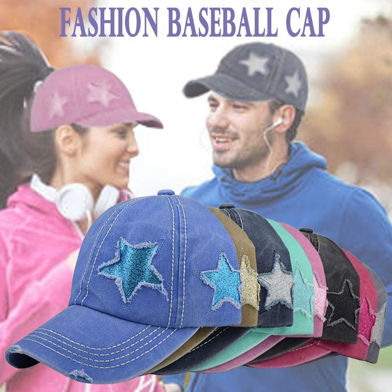 Belsen Gorra de béisbol de algodón lavado con bordado de
