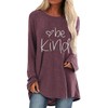 Locryz Womens Long Sleeve Pullover Tunic Tops Casual Lightweight Sweatshirts