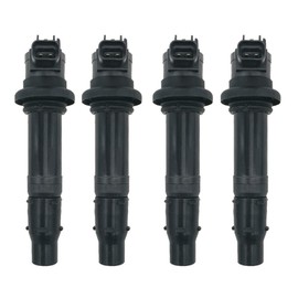 Amrxuts 4pcs 5VY-82310-00-00 Ignition Coil for Yamaha 2006-2014 FZ1 2015 FZS1 2009-2016 Vmax 1700 2002-2006 YZF-R1 2003-2007 R6 2006-2009 R6S F6T558