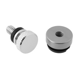 OTOTEC 1 Set Motorcycle Seat Bolt Rear Fender Seat Assembly Nut Compatible with H-arley Silver