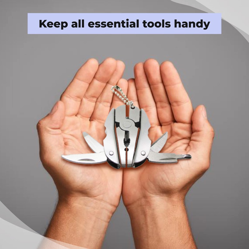 Gadgetime USA Multifunctional Stainless Steel Pliers & Mini Wrench Tool