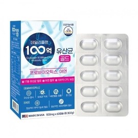 데일리플랜 100억 유산균 골드 500mg x 60캡슐_23361936 Daily Plan 10 Billion Probiotics Gold 500mg x 60 Capsules