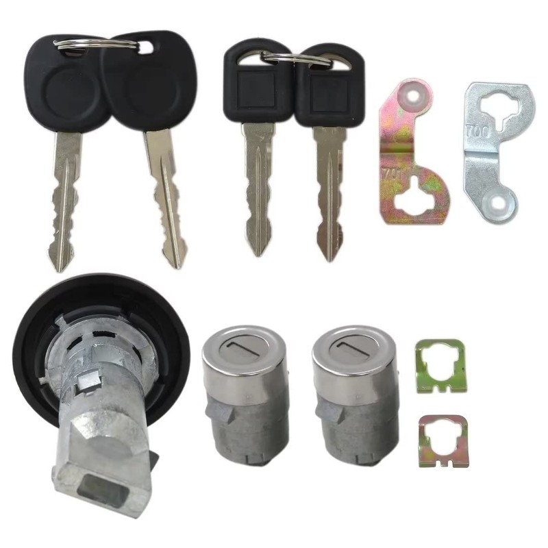 707835, 924-725 Ignition Switch Lock Cylinder with Pair Front Door
