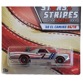 Hot Wheels Stars & Stripes Series '68 El Camino 6/10, gris