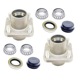 A.A Front Wheel Hub Assembly Compatible On EZGO 1976-2001 Golf Cart 19932-G1 (2 Pack)