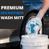 TriNova Premium Chenille Scratch-Free Microfiber Wash Mitt | Car Wash