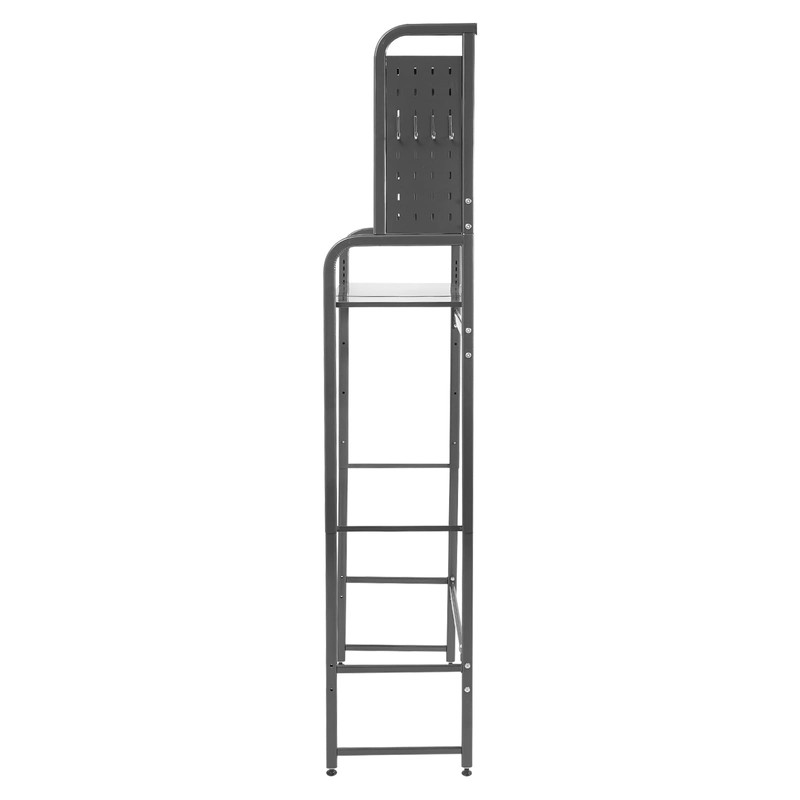 ACNAO Laundry Room Shelf, 3-Tier Adjustable Washing Machine and Dryer