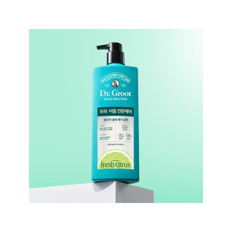 Dr. Groot 닥터그루트 스칼프솔루션 비듬두피케어 정수리냄새제거 샴푸 700ml Dr. Groot