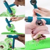 esahpss Blue Muti-Function Portable Skateboard Tools，Skateboard Tool is 14,13,9.7mm with