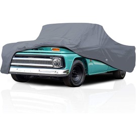 CARDIZ Supreme Full Car Cover - Semi Custom Fit for GMC C/K 1960-1966 Regular Cab 8 ft Bed | All-Weather Protection: Waterproof, Dustproof, Windproof, UV-Resistant