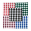 Yourtablecloth Checkered Vinyl Tablecloth with Flannel Backing for Restaurants, Picnics,