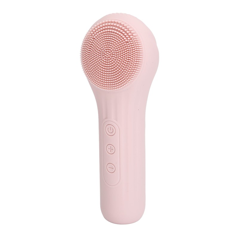 Electric Face Cleansing Brush Vibration Heating Waterproof Silicone Facial Deep