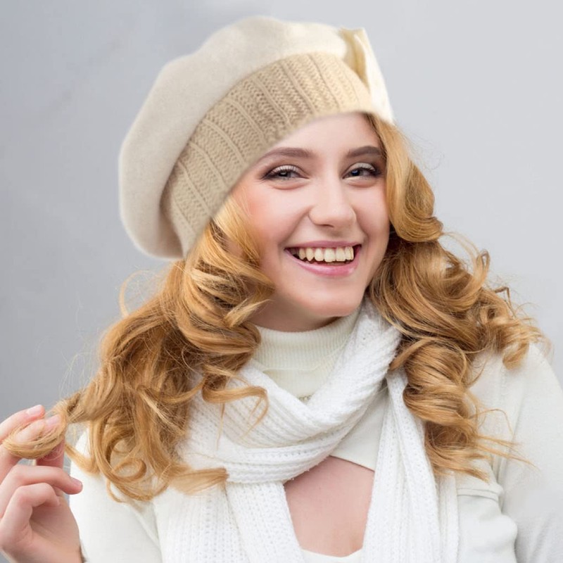 Ruphedy Womens Wool Berets French Beret Beanie Winter Hats Hy022