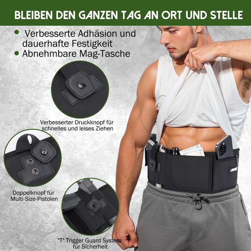 AGPtek Outdoor Sports Holster Tactical Stealth Belt Holster for Airsoft