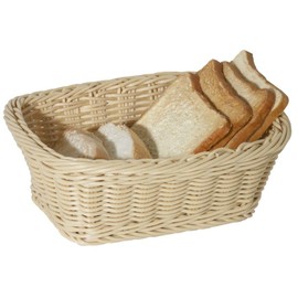 Contacto Rattan Basket Rectangular 23 cm