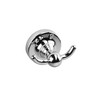 Croydex Glue-Fix Worcester Double Robe Hook, Easy Fit No Drilling