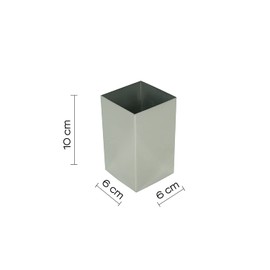 GEDY Perth Portaspazzolini da Bagno, Misure e Peso: 10X6X6 CM & 0,25 kg, Porta dentifricio e spazzolino in Acciaio Inox, Finitura cromata, Design R&S Gedy, 2 Anni di Garanzia