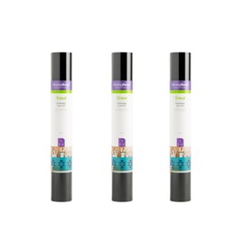 Cricut Everyday Iron-On, Black - 6ft (3-Pack of 2ft Rolls) - Heat Transfer Vinyl , Compatible with Cricut Maker/Explore Machines