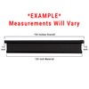 RecPro Black RV Roller Shades | Slow-Rise Roller Shades |